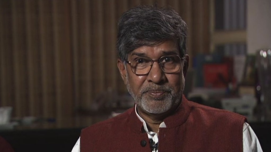 South Asia correspondent Stephanie March spoke with Kailash Satyarthi