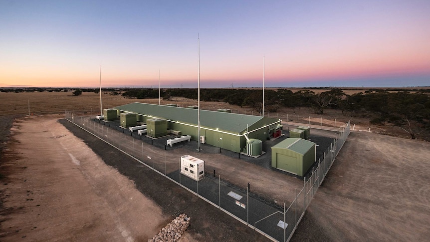 A building which houses Australia's first indoor battery connected to the energy grid