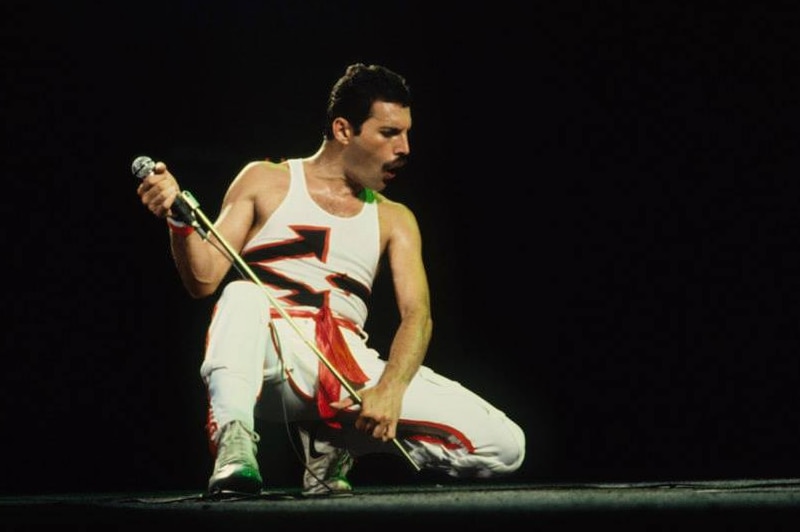 Queen frontman Freddie Mercury