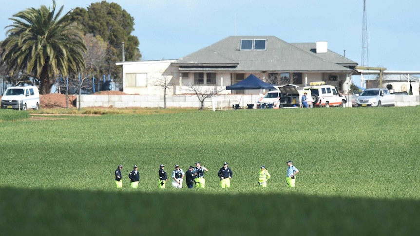 Police search property at Lockhart