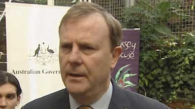 Net saver: Mr Costello says the Government will continue to rein in spending