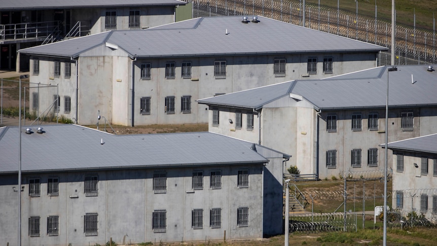 A group of buildings at Risdon Prison