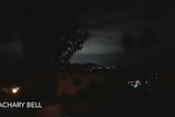 Wellington resident Zachary Bell films lights in the sky during NZ earthquake