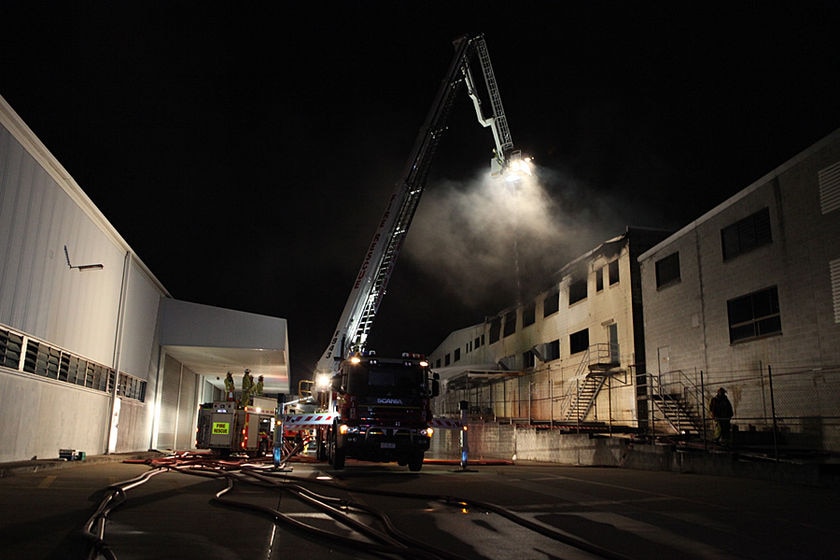 17 fire units worked through the night to contain the blaze.