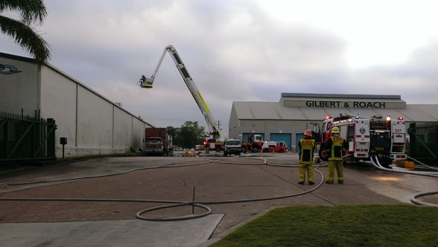 Fire crews extinguish a blaze which caused extensive damage to a Hexham caravan business.