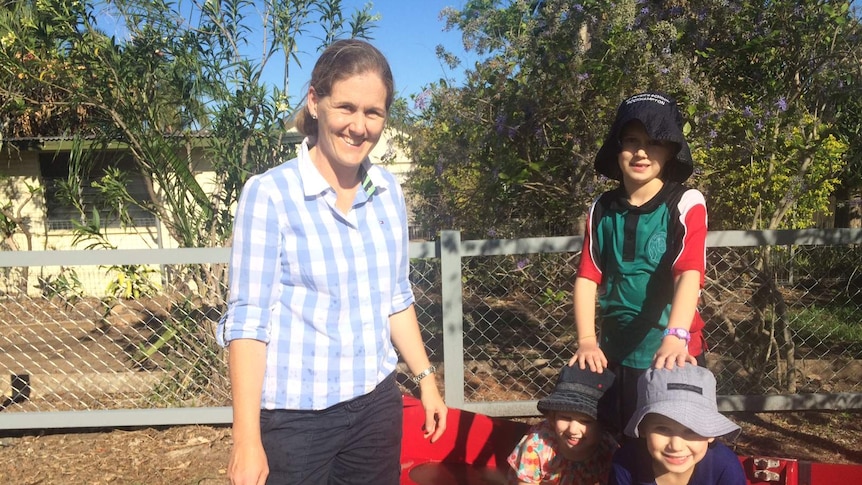 Eliza Lawrie and her children