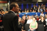 Tony Abbott responds to voters' questions in Rooty Hill