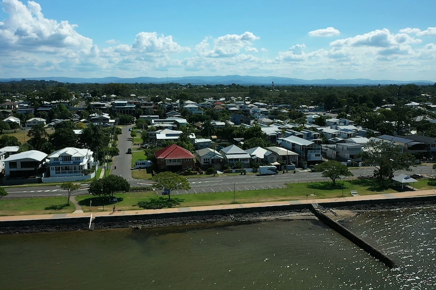 Aerial image of suburb of Deagon on Brisbane's northside.