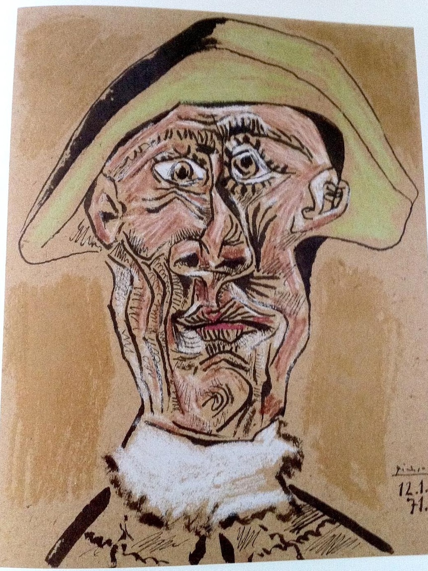 Harlequin Head, 1971, by Picasso