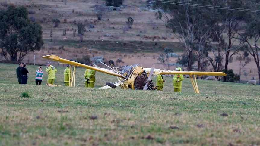 Light plane crash