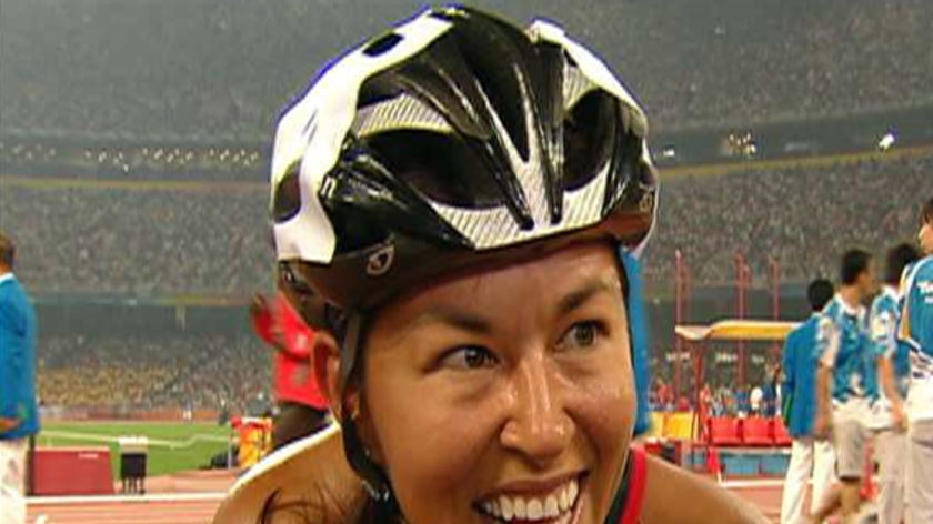Chantal Petitclerc has won her fifth gold medal at the Beijing Paralympics (file photo).