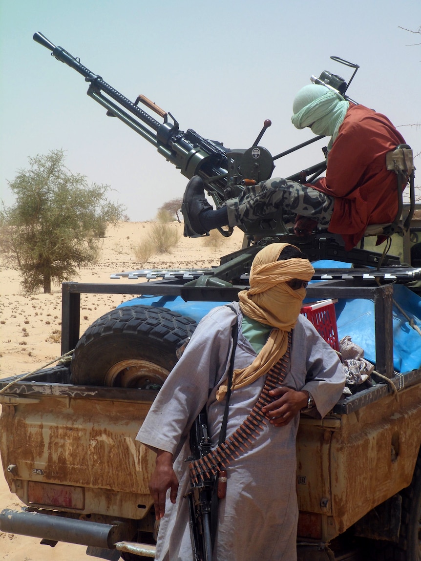 Ansar Dine rebels in Mali