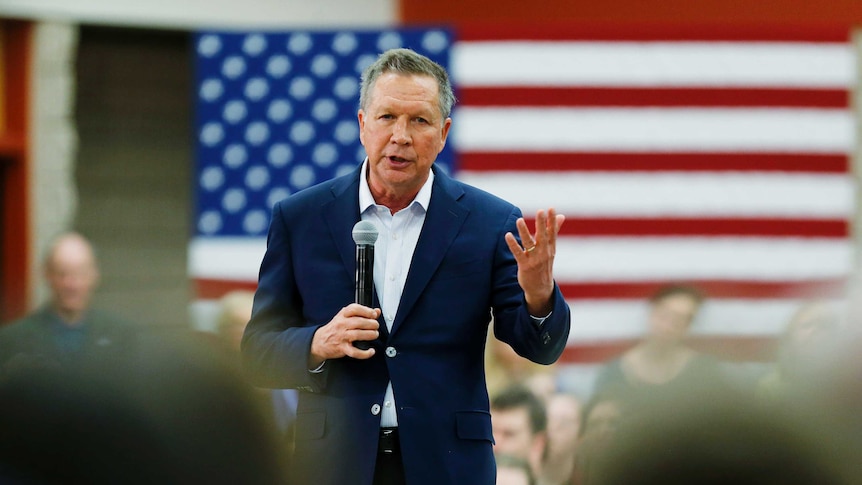 John Kasich told reporters he would try to be "a bit more careful" going forward.