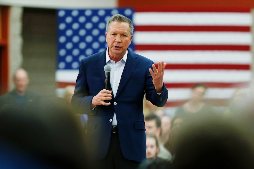 Republican presidential candidate John Kasich