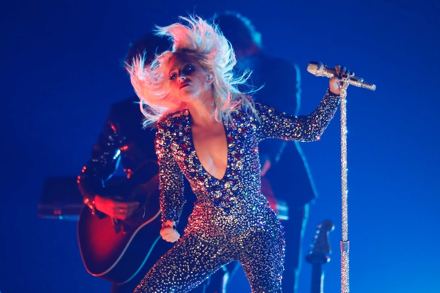 Lady Gaga at the 2019 Grammys Awards
