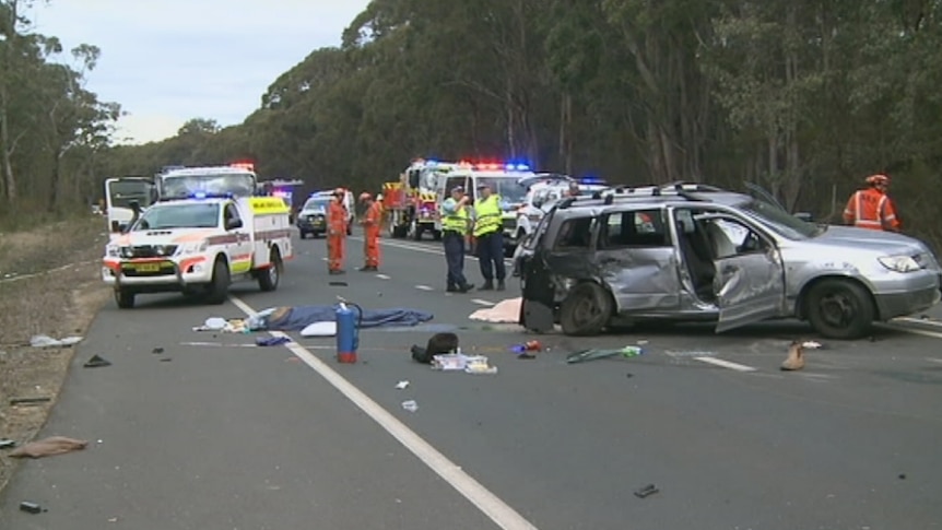 Scene of triple fatal car accident at Bilpin