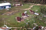 Damage from Cyclone Harold in Vanuatu.