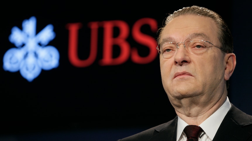 UBS chief executive Oswald Gruebel on February 9, 2010.