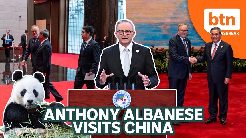 Anthony Albanese in China.