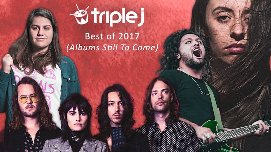 A collage image of Alex Lahey, The Preatures, Gang of Youths, and Gordi for triple j