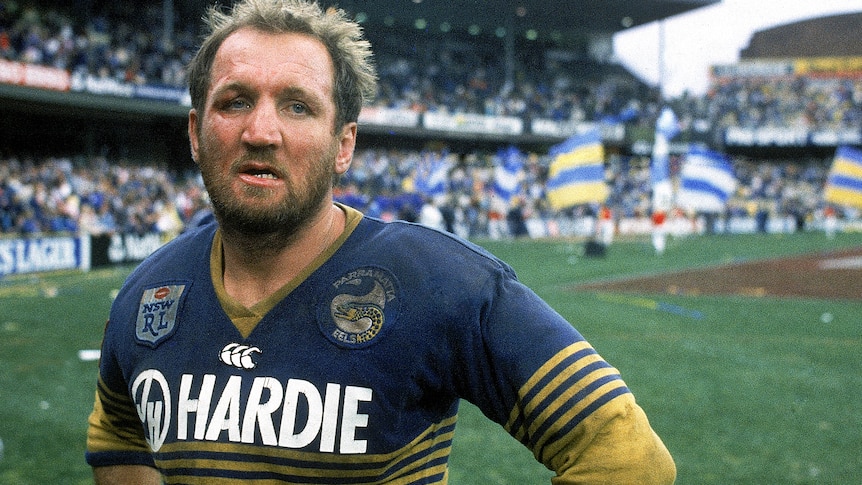 Ray Price pictured in Parramatta Eels colours in 1986