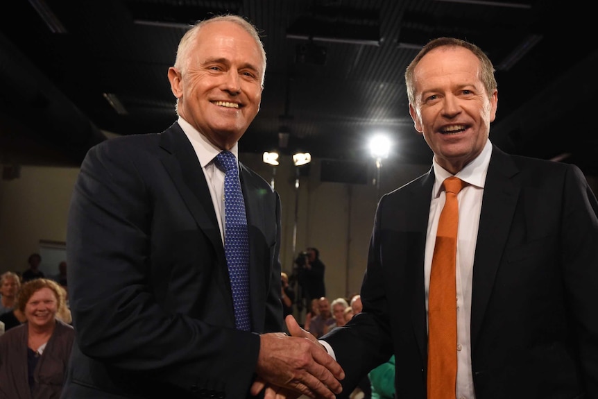 Leader of the Opposition Bill Shorten and Prime Minister Malcolm Turnbull