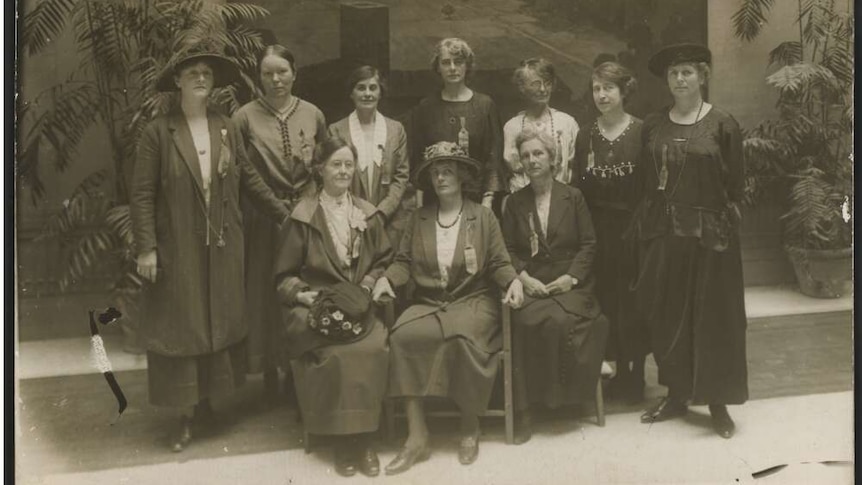 The Australian delegation to the International Woman Suffrage Alliance Congress in Rome in 1923.