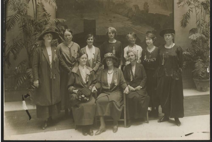 The Australian delegation to the International Woman Suffrage Alliance Congress in Rome in 1923.