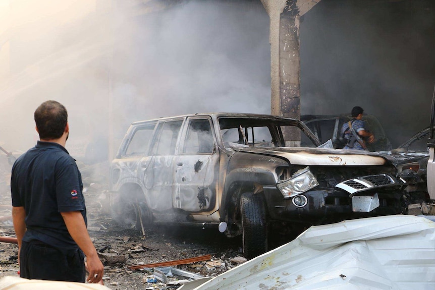 Airstrike on Yemen funeral hall