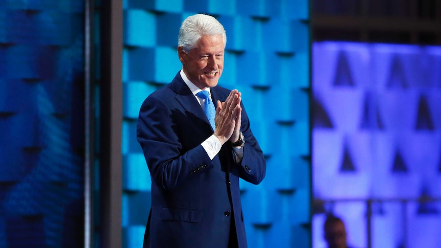 Bill Clinton addresses Democratic National Convention