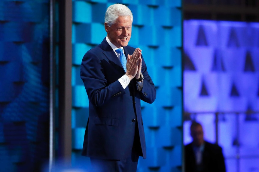 Bill Clinton addresses Democratic National Convention