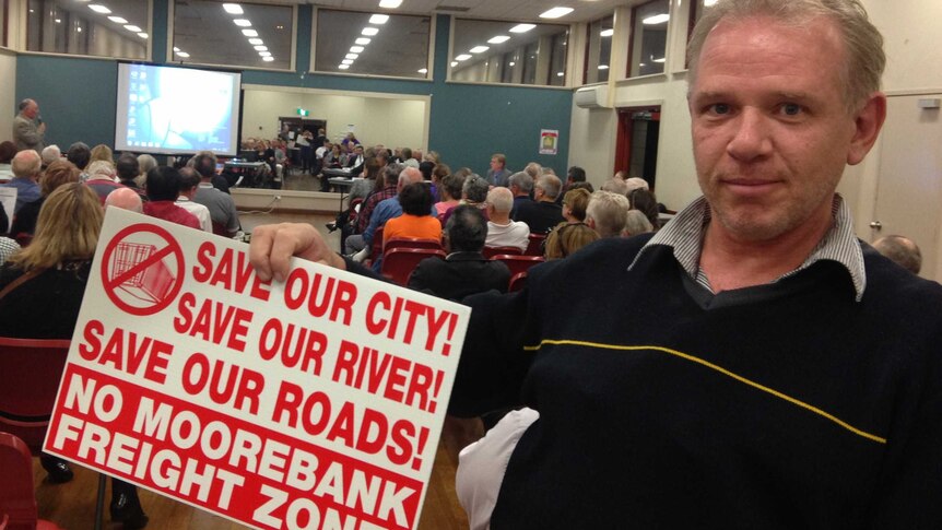 Holsworthy resident Allan Cross said the proposed intermodal will choke neighbouring suburbs with extra traffic