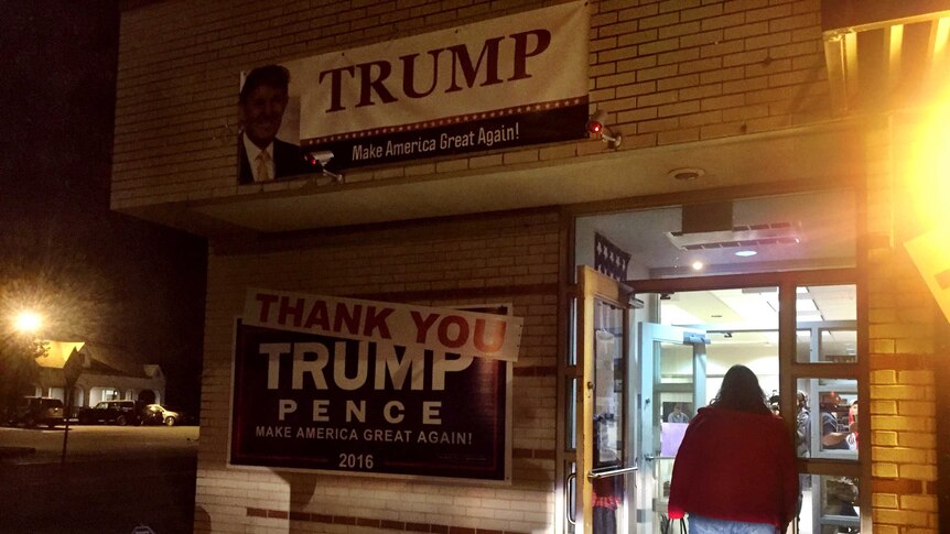 Trump campaign office near Pittsburgh.