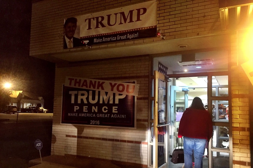 Trump campaign office near Pittsburgh.