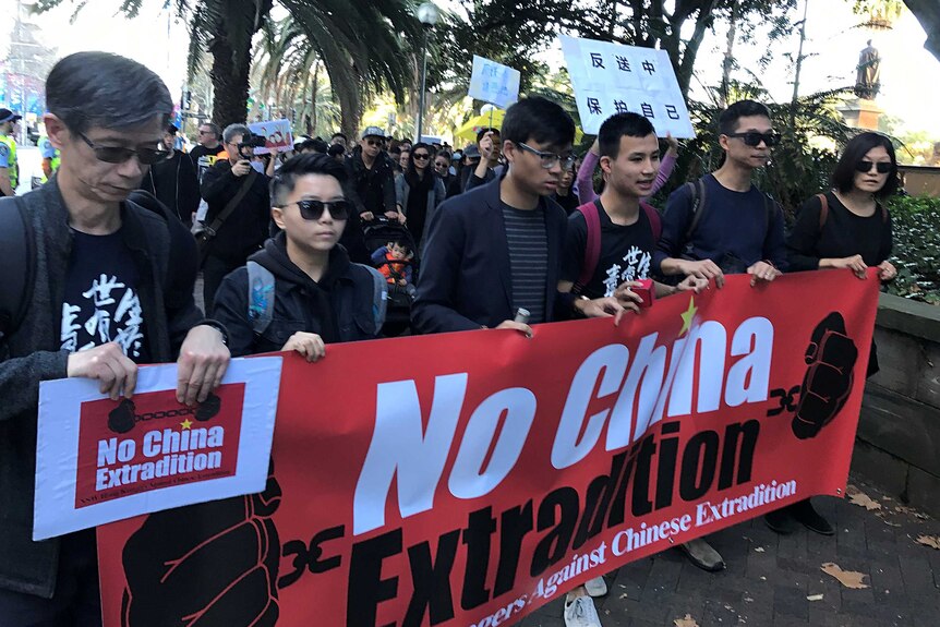 Sydney protests against Hong Kong extradition law