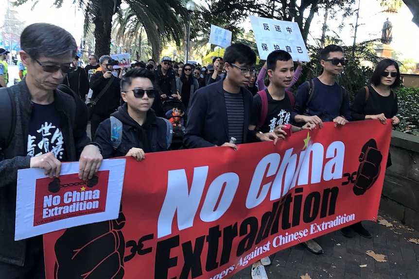 Sydney protests against Hong Kong extradition law