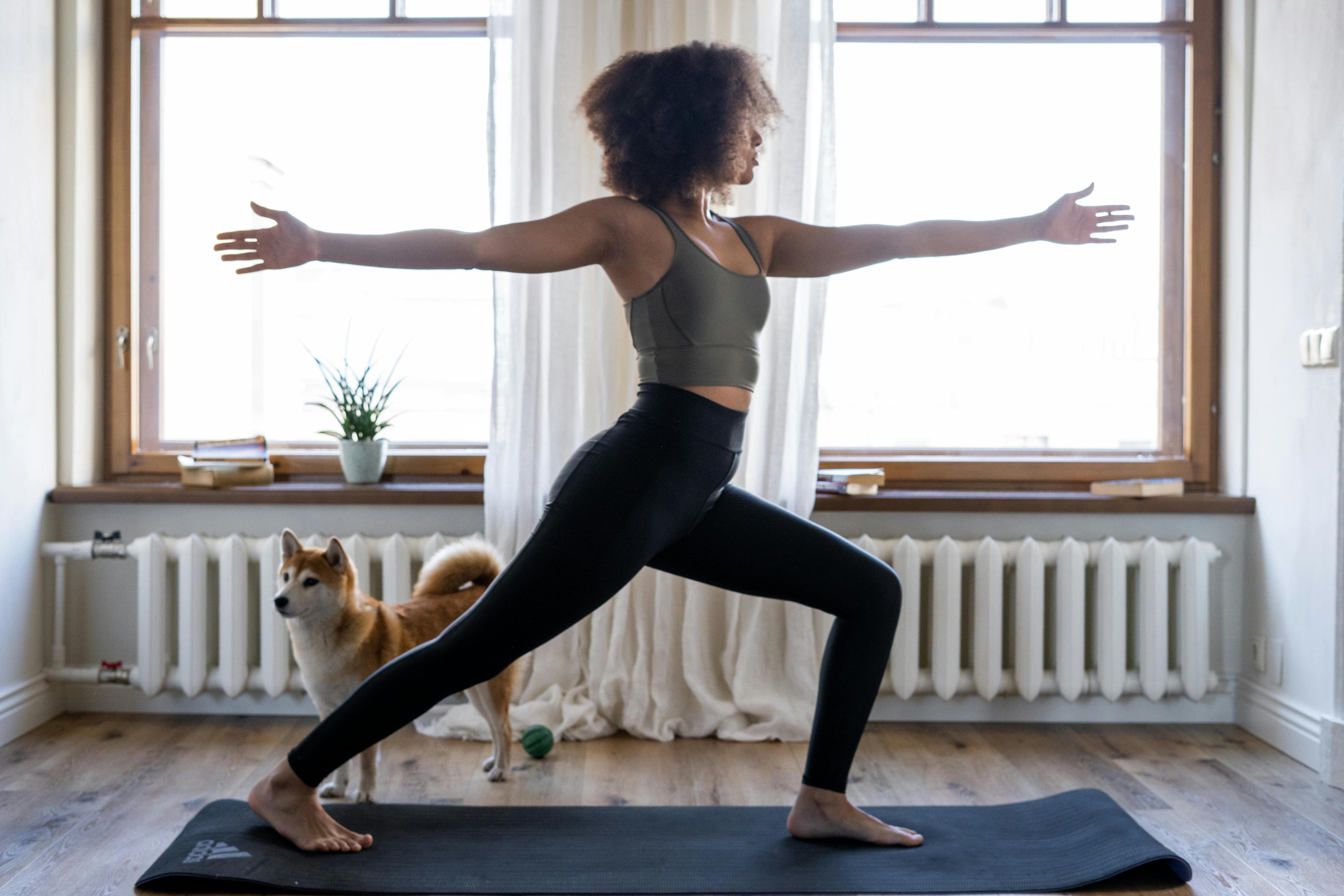 pexels home gym