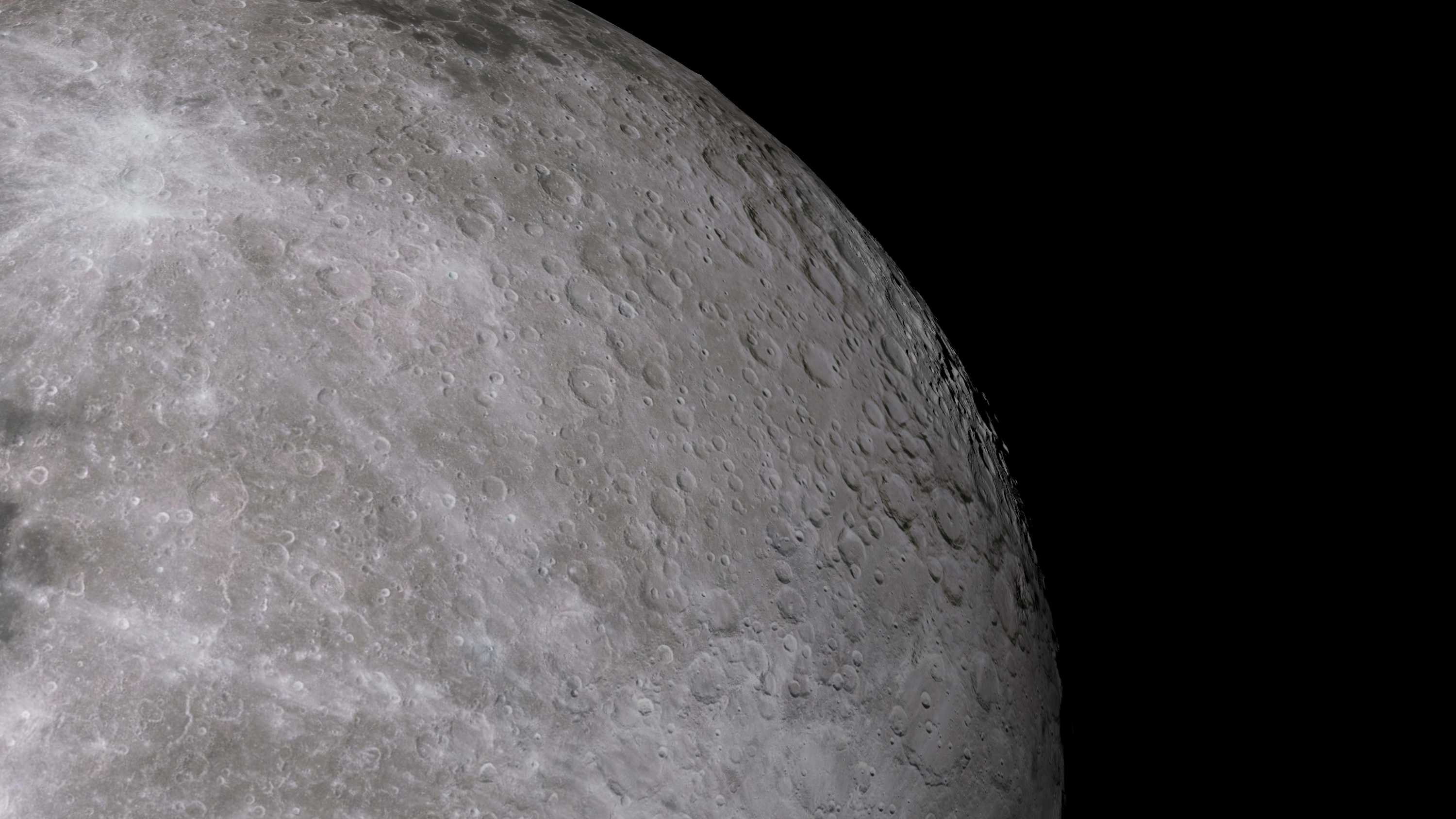 Close up of the moon