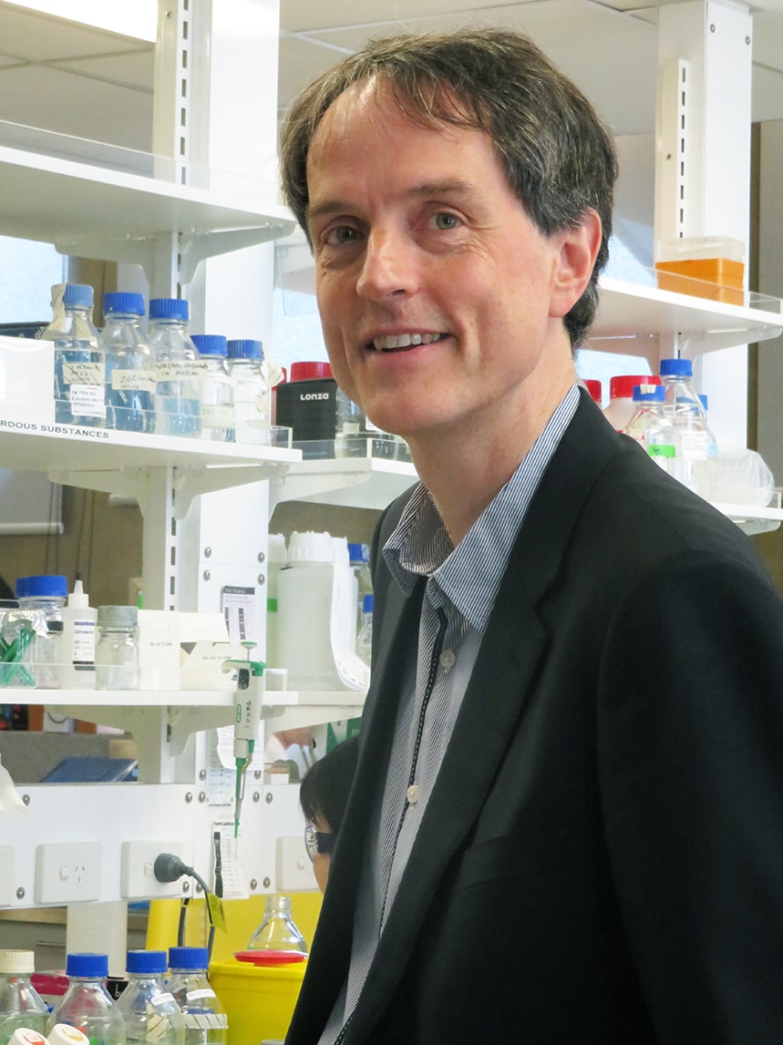 Rufus Black, new UTAS Vice Chancellor, at Hobart medical science campus.