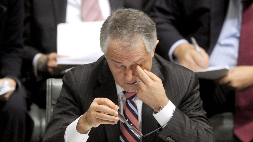 Malcolm Turnbull's attack on the Prime Minister backfired yesterday. (File photo)