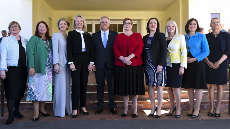 scott morrison and Liberal party women