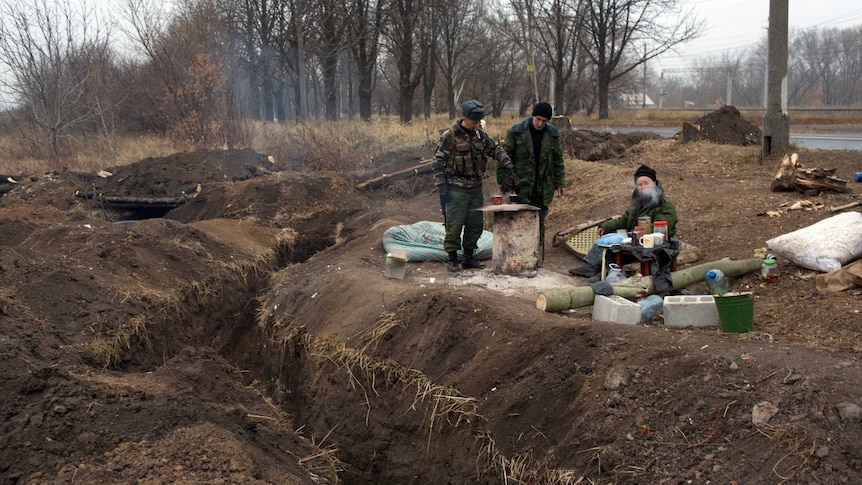 Pro-Russian fighters in Ukraine
