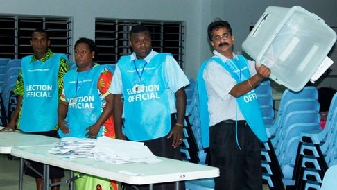 Fiji vote counting begins