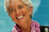 Ms Lagarde is the first female head of the IMF.