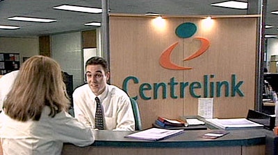 Centrelink reception