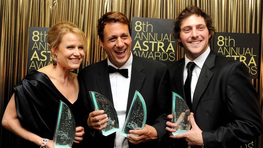 Shaynna Blaze-Vaughan, Andrew Winter and Charlie Albone