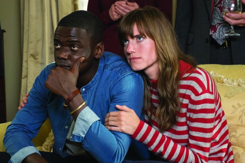 Daniel Kaluuya and Allison Williams in the film Get Out