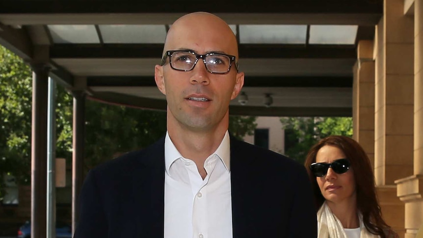 Yasser Shahin arriving at the Adelaide District Court