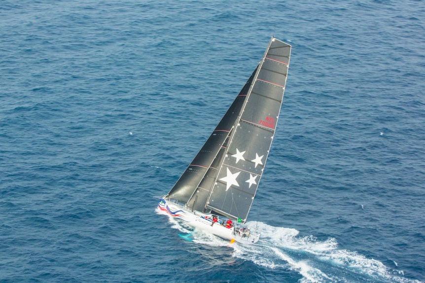 Giacomo on the water during the 72nd Sydney To Hobart yacht race