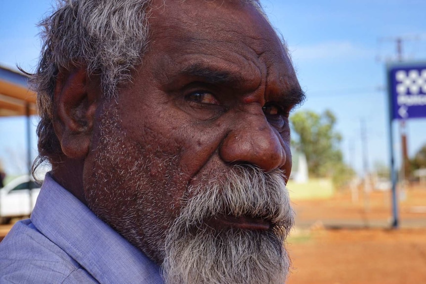 Senior Walpiri man Ned Hargraves